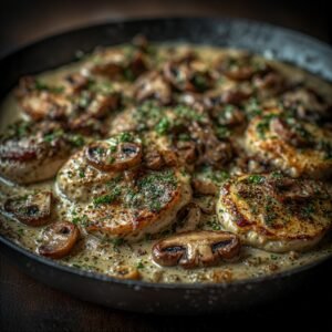 Scaloppina di Funghi e Gorgonzola